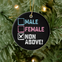 Male Female Non Above! Funny Transgender Gays 
