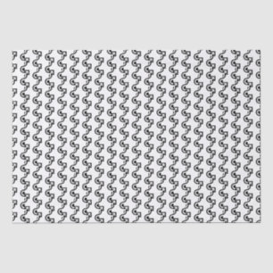 Male / female symbol gender gift wrap tissue paper
