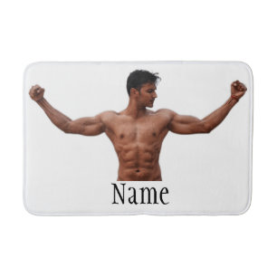 Male Fitness Model Thunder_Cove Bath Mat