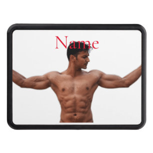 Male Fitness Model Thunder_Cove Trailer Hitch Cover