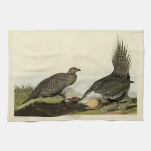 (Male Fowl) of the Plains Audubon Birds of America Kitchen Towel