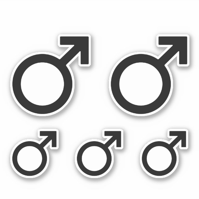 Male Gender Symbol (Front)