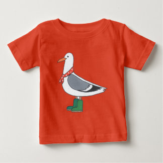 Male Gull - Scarf and Boots Baby T-Shirt