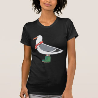 Male Gull - Scarf and Boots T-Shirt