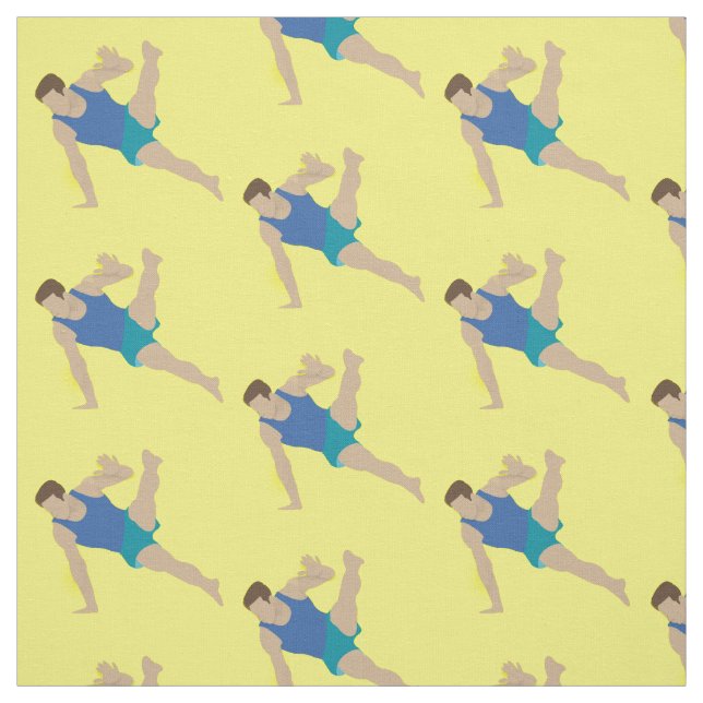 Male Gymnast Fabric (Swatch)