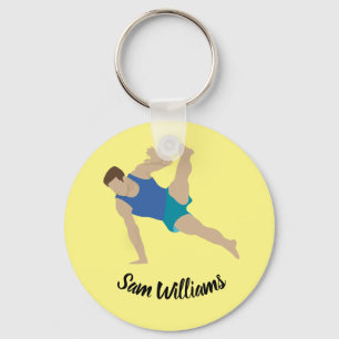 Male Gymnast Keychain