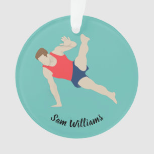Male Gymnast Ornament