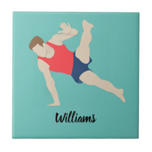 Male Gymnast Tile