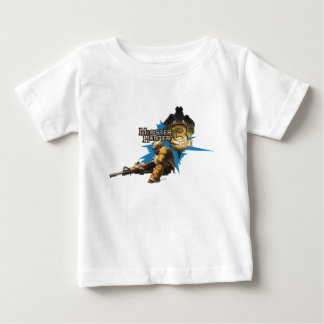 Male Hunter with Bowgun, Heavy Gunner with Ludroth Baby T-Shirt