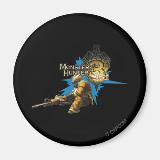 Male Hunter with Bowgun, Heavy Gunner with Ludroth Magnet