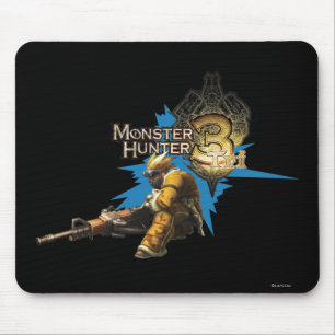 Male Hunter with Bowgun, Heavy Gunner with Ludroth Mouse Pad