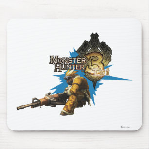Male Hunter with Bowgun, Heavy Gunner with Ludroth Mouse Pad
