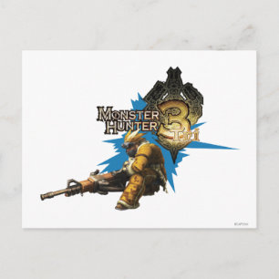 Male Hunter with Bowgun, Heavy Gunner with Ludroth Postcard