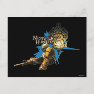 Male Hunter with Bowgun, Heavy Gunner with Ludroth Postcard