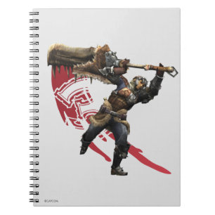 Male Hunter with great sword & hunter's armour 2 Notebook