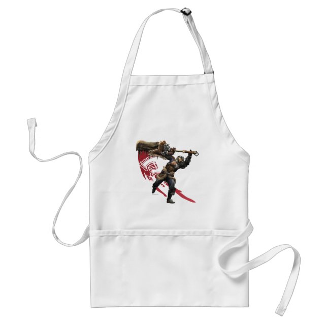 Male Hunter with great sword & hunter's armour Standard Apron (Front)