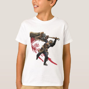 Male Hunter with great sword & hunter's armour T-Shirt