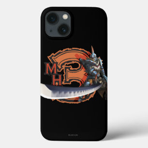 Male hunter with long sword & lagiacrus armour iPhone 13 case