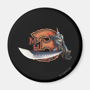 Male hunter with long sword & lagiacrus armour magnet