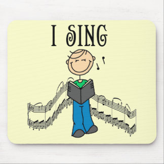 Male I Sing T-shirts and Gifts Mouse Pad