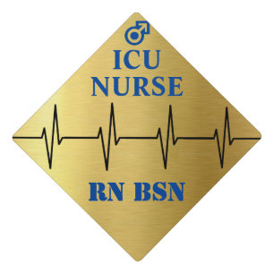 Male ICU Nurse Cap Topper