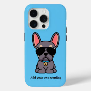 Male Lilac Tan French Bulldog iPhone 15 Pro Case