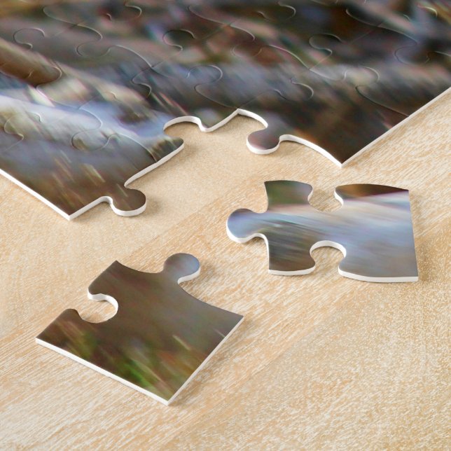 Male Mallard Duck In Flight Jigsaw Puzzle (Side)