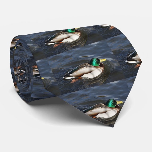 Male Mallard Duck Tie (Rolled)