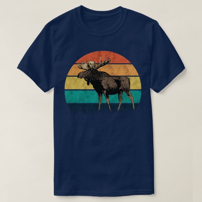 Male Moose Bull TShirt (Design Front)