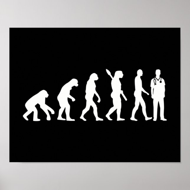 Male nurse evolution poster (Front)