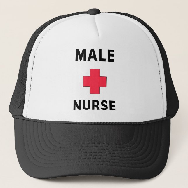 Male Nurse Trucker Hat (Front)