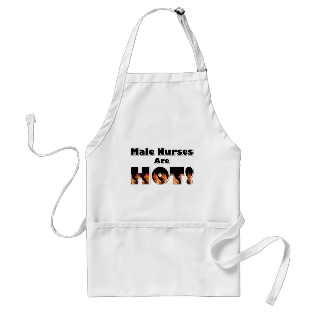 Male Nurses are Hot Standard Apron (Front)