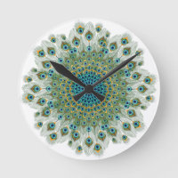 Male Peacock Colourful Mandala