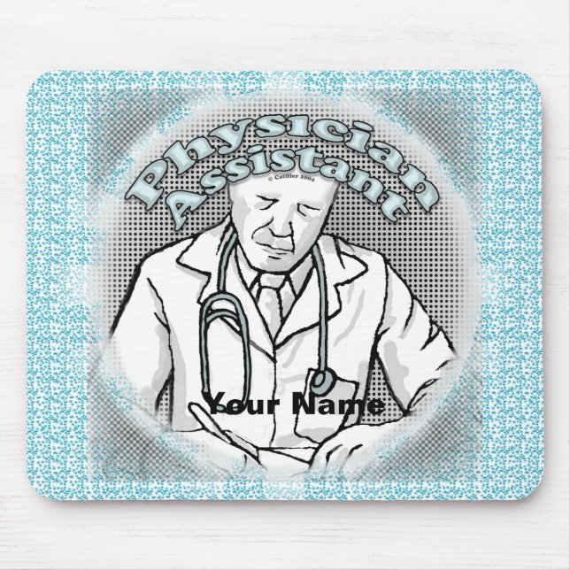 male Physician Assistant Mouse Pad (Front)