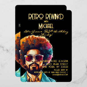 Male Retro Rewind 50th Birthday Shindig Party