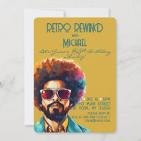 Male Retro Rewind 50th Birthday Shindig Party