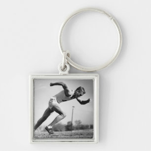 Male Runner Keychain