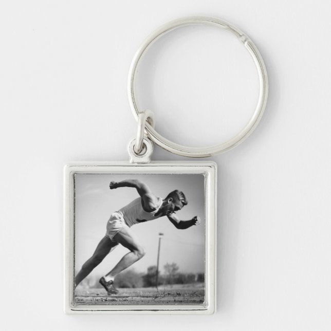 Male Runner Keychain (Front)