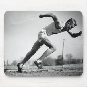 Male Runner Mouse Pad