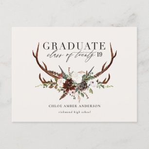 Mâle rustique et invitation licenciée florale de