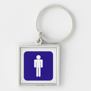 Male Sign Keychain