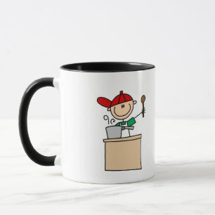 Male Stick Figure Cook T-shirts and Gifts Mug