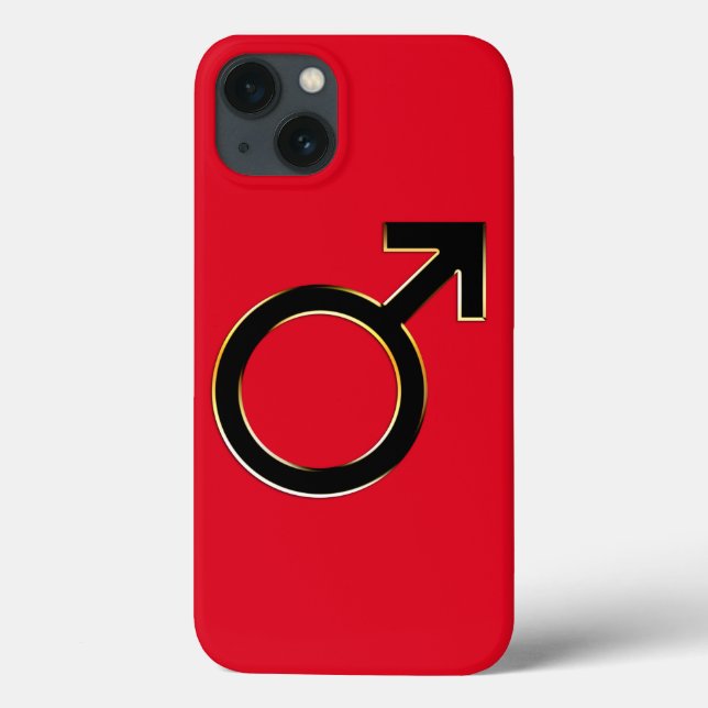 Male Symbol Case-Mate iPhone Case (Back)