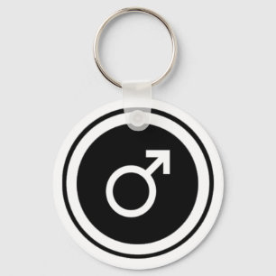 Male Symbol Keychain