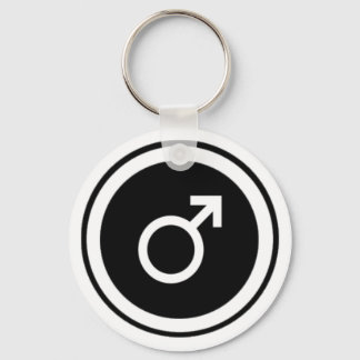 Male Symbol Keychain