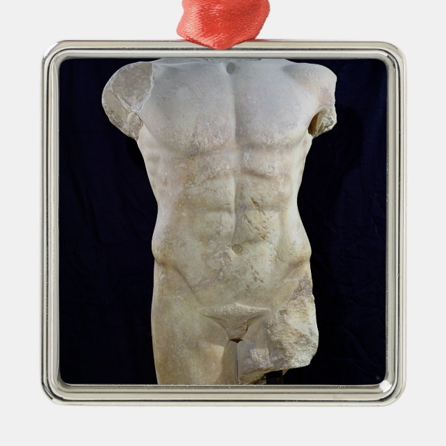 Male torso from Miletus, c.480 BC Metal Ornament (Front)