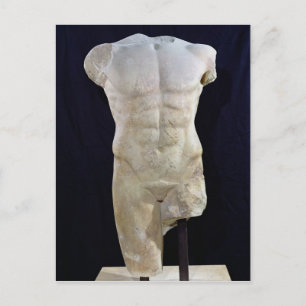Male torso from Miletus, c.480 BC Postcard