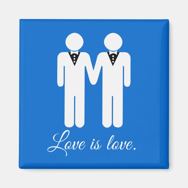 MALE WEDDING LOVE -.png Magnet (Front)