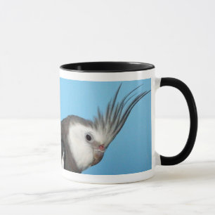 Male Whiteface Cockatiel Mug