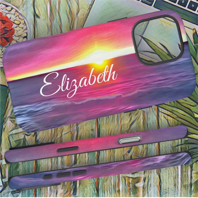 Malecon Pink Sunset 0911 Case-Mate iPhone Case (Creator Uploaded)